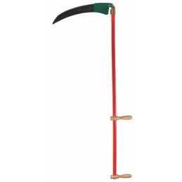 Faux à broussailles 55 cm manche métal LEBORGNE - LEBORGNE - Faux et Faucille - Jardin Affaires