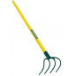 LEBORGNE 4-prong manure fork with Compositube handle