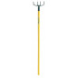 LEBORGNE 4-prong manure fork with Compositube handle