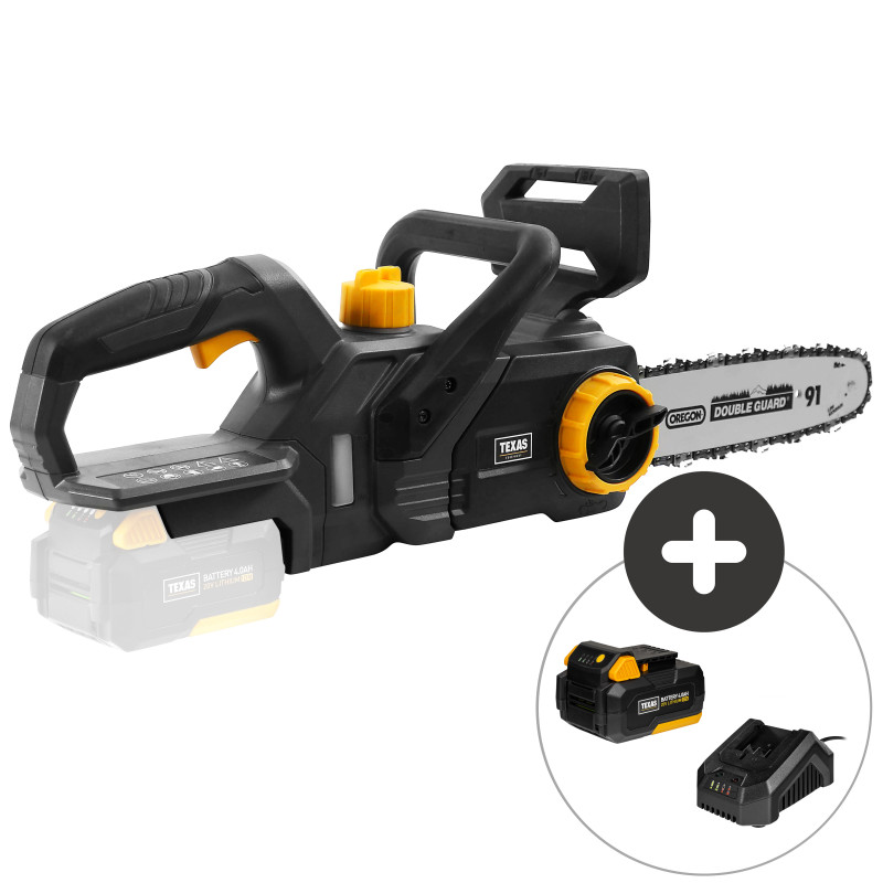 Texas CSX2000 (20V) kettingzaag met batterij+lader
