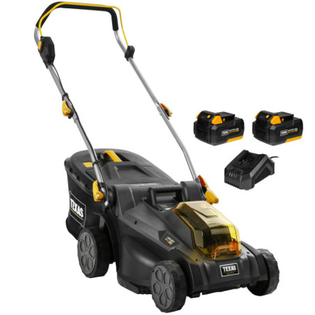 Texas LMX2037 (2x20V) accu grasmaaier met 2 batterijen 4Ah en 1 lader