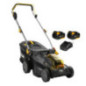 Texas LMX2037 (2x20V) accu grasmaaier met 2 batterijen 4Ah en 1 lader