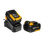Texas LMX2037 (2x20V) accu grasmaaier met 2 batterijen 4Ah en 1 lader