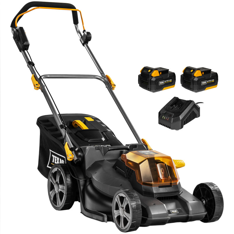 Texas LMX2044 (2x20V) accu grasmaaier met 2 accu's en lader