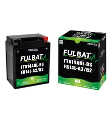 BATTERIE FTX14AHL-BS ACIDE SEPARE (FOURNI) 12V 12.6 Ah 135-90-167 - / + - FULBAT - Batterie - Jardin Affaires