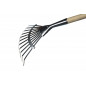 POLET lichte grasveger, 11 tanden, houten steel 1m10