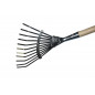 POLET lichte grasveger, 11 tanden, houten steel 1m10