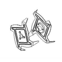 Exterior left or interior right tiller, Dori MD20 tiller, 2060024A - DORIGNY DORMAK - Spare parts & conso - Jardi