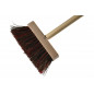 POLET lichte bezem met houten steel 1m10