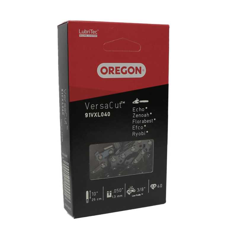 Chaîne de tronçonneuse Oregon 91VXL040E Pas : 3/8" Jauge : 1.3 Maillons : 40 - VersaCut™ Chaîne de tronçonneuse Oregon 91VXL040E Pas : 3/8" Jauge : 1.3 Maillons : 40 - VersaCut™