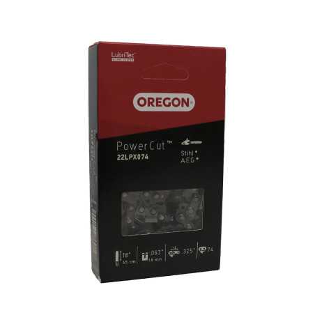 Oregon kettingzaagketting 22LPX074E Steek: .325" Maat: 1.6 Schakels: 74 - PowerCut™