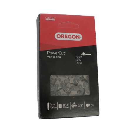 Chaîne de tronçonneuse Oregon 75EXL056E Pas : 3/8" Jauge : 1.6 Maillons : 56 - PowerCut™