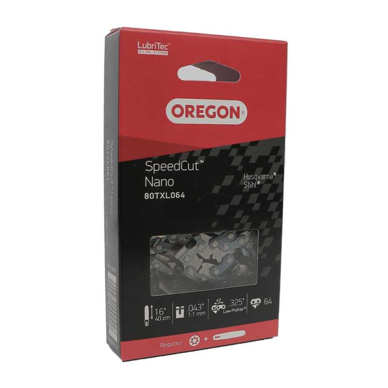 Cadena de motosierra Oregon 80TXL064E Paso: .325" Calibre: 1.1 Eslabones: 64 - SpeedCut™ Cadena de motosierra Oregon 80TXL064E Paso: .325" Calibre: 1.1 Eslabones: 64 - SpeedCut™