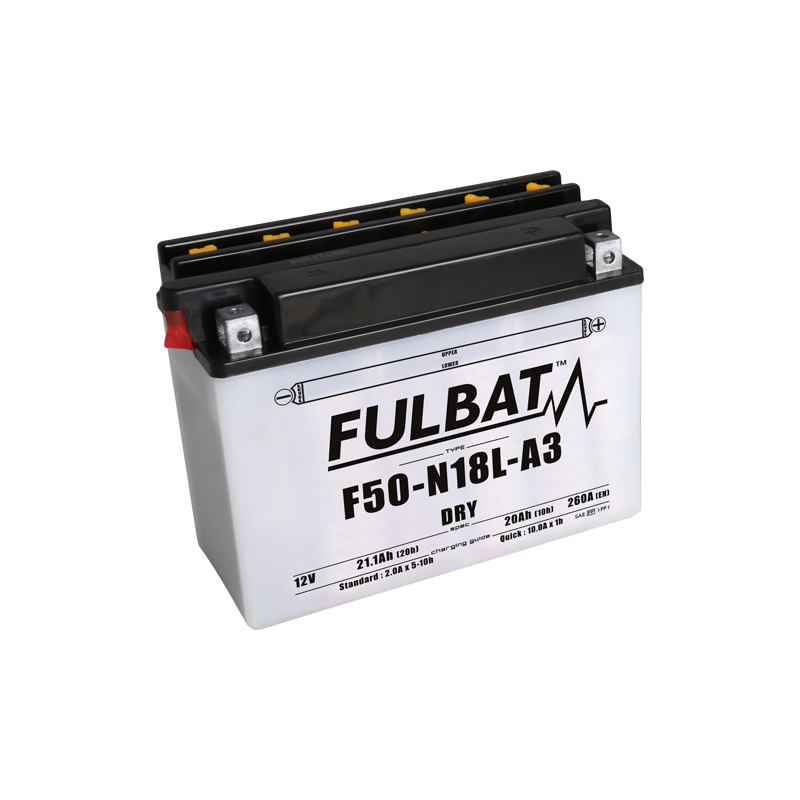 Batterie Fulbat F50-N18L-A3 DRY – 12V Batterie Fulbat F50-N18L-A3 DRY – 12V
