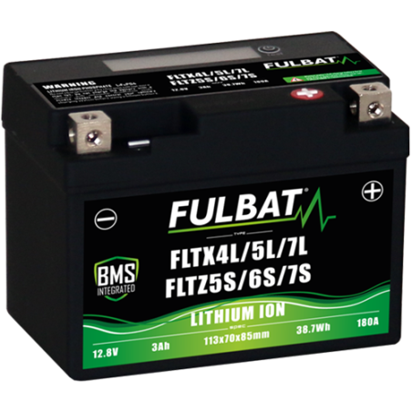 Batterie Lithium Fulbat FLTX4L/5L/7L – FLTZ5S/6S/7S 12.8V