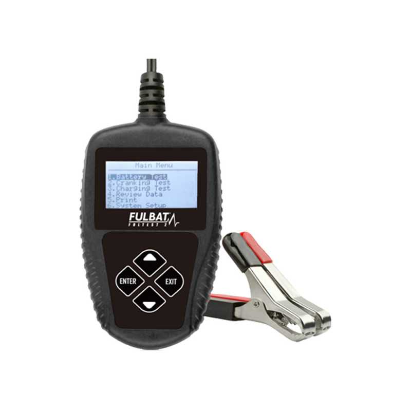 Testeur de batterie 12V Fulbat Fultest 2 Testeur de batterie 12V Fulbat Fultest 2