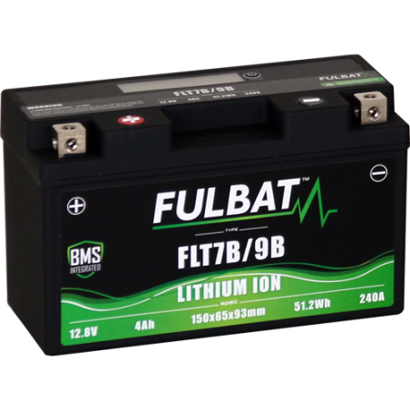 Batterie lithium Fulbat FLT7B/9B 12,8V