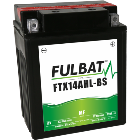 BATTERIA FTX14AHL-BS ACIDO SEPARATO (INCLUSO) 12V 12.6 Ah 135-90-167 - / +