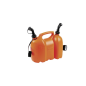 Bidon combiné 6L+3L orange – Essence + Huile avec becs verseurs