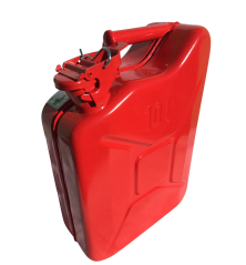 Jerrican métal hydrocarbure 10 litres rouge