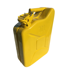 Jerrican métal hydrocarbure 10 litres jaune