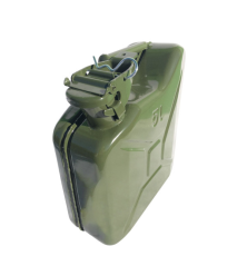 Jerrican métal hydrocarbure 5 litres vert