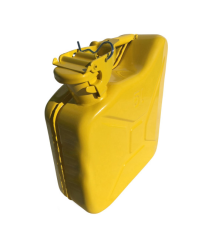 Jerrican métal hydrocarbure 5 litres jaune
