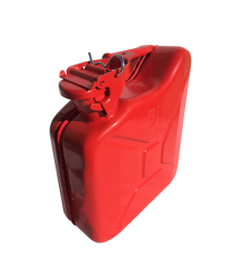 Jerrican métal hydrocarbure 5 litres rouge