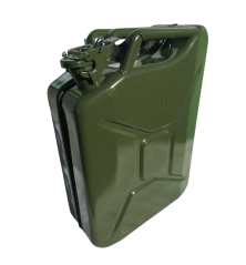 Jerrican métal hydrocarbure 20 litres vert