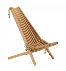 Chaise en bois EcoChair en Aulne Huilé – EcoFurn
