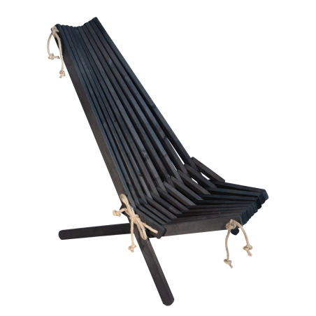 Chaise EcoChair en aulne huilé noir – EcoFurn
