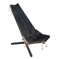 Chaise EcoChair en aulne huilé noir – EcoFurn