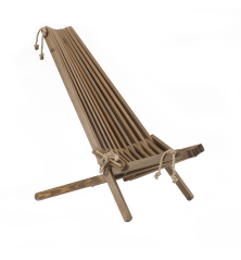 Chaise EcoChair en pin huilé brun – EcoFurn