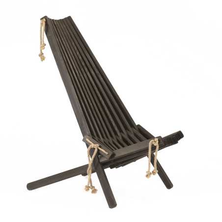 Chaise EcoChair en pin noir huilé – EcoFurn