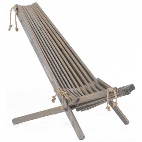 Chaise EcoChair en pin gris huilé – EcoFurn