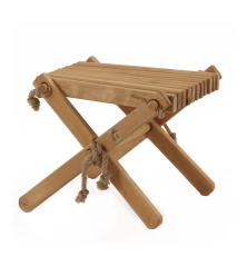 Table d’appoint / repose-pieds LILLI en aulne huilé – EcoFurn