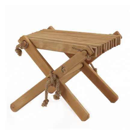 Table d’appoint / repose-pieds LILLI en aulne huilé – EcoFurn