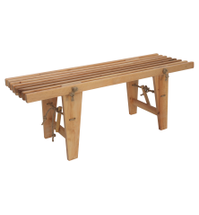 Banc EcoBench 120 cm en aulne huilé – EcoFurn