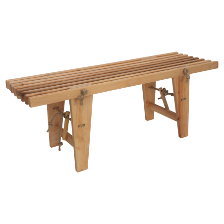 Banc EcoBench 120 cm en aulne huilé – EcoFurn