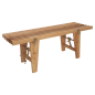 Banc EcoBench 120 cm en aulne huilé – EcoFurn