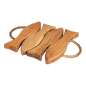 Dessous de plat FISH-4 en chêne – 4 poissons EcoFurn