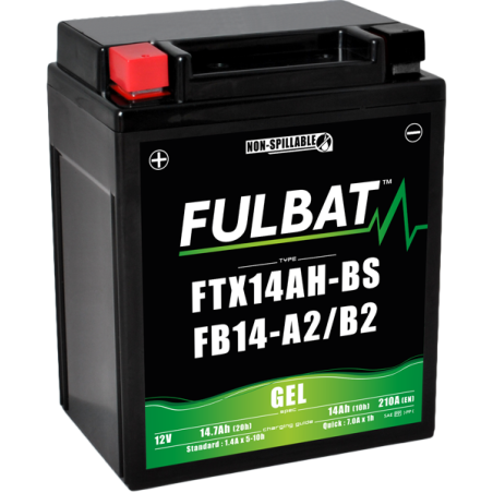 Batterie GEL Fulbat FTX14AH-BS / FB14-A2-B2 12V