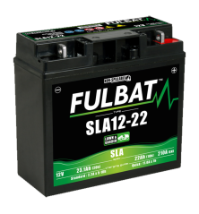 BATTERIE SLA 12-22 ETANCHE 12V 23.1 Ah 182-77-168 - / +