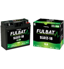 BATTERIE SLA 12-18 ETANCHE 12V 21.1 Ah 182-77-168 - / +