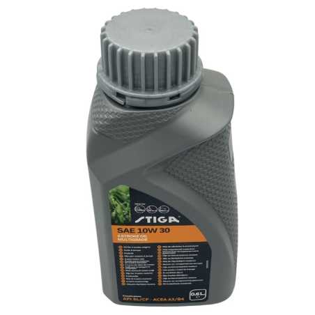 Huile moteur STIGA SAE 10W‑30 bidon 0,6 L (réf. 1111‑9237‑01)