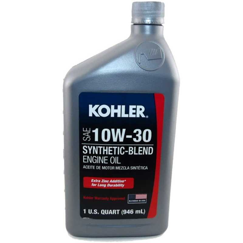 Huile moteur Kohler SAE 10W‑30 – bidon 1 L