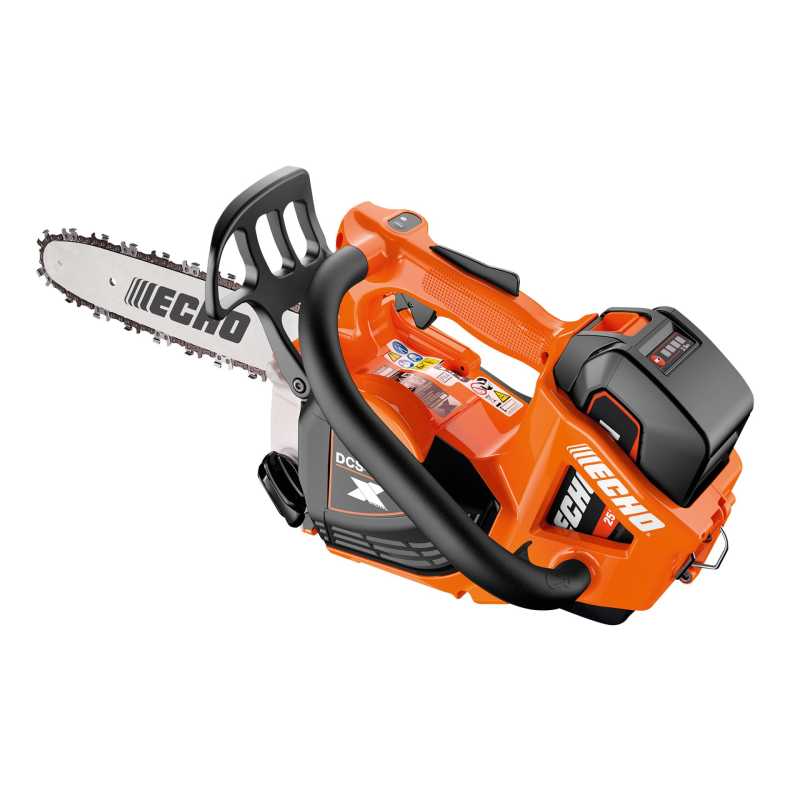 35 cm X-Series Akku-Kettensäge 50,4 V – ECHO – mit 2 Akkus 2,5 Ah und Ladegerät – DCS-3500T/C1 35 cm X-Series Akku-Kettensäge 50,4 V – ECHO – mit 2 Akkus 2,5 Ah und Ladegerät – DCS-3500T/C1
