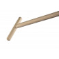 Duwschoffel 16 cm Houten steel 1m60 POLET