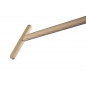 Rastrillo de empuje 16 cm Em madera 1m60 POLET