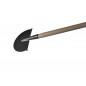 POLET Kantafsteker halfrond 25x14 Houten steel 95 cm